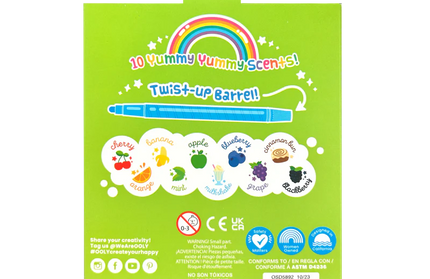 Crayones aromáticos Yummy Yummy - set de 10