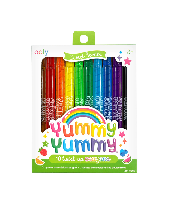 Crayones aromáticos Yummy Yummy - set de 10