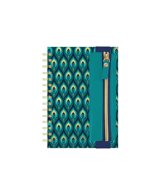 Cuaderno TD Anillado y Pen Loop - Peacock Turquesa