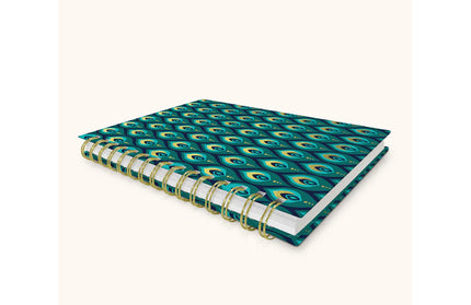 Cuaderno TD Anillado y Pen Loop - Peacock Turquesa