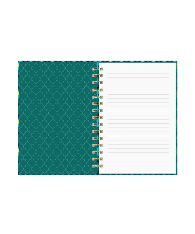 Cuaderno TD Anillado y Pen Loop - Peacock Turquesa