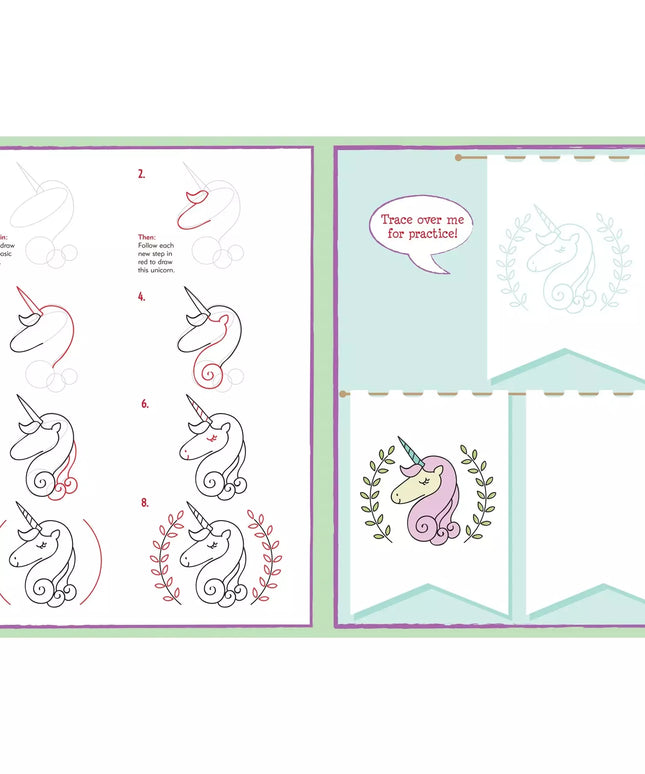 Libro Aprende a Dibujar Unicornios y más