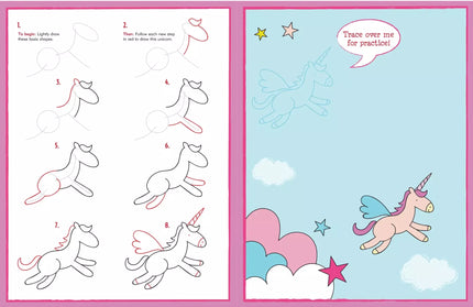 Libro Aprende a Dibujar Unicornios y más