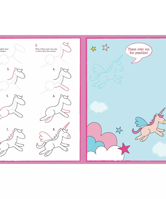 Libro Aprende a Dibujar Unicornios y más