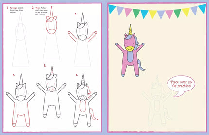 Libro Aprende a Dibujar Unicornios y más