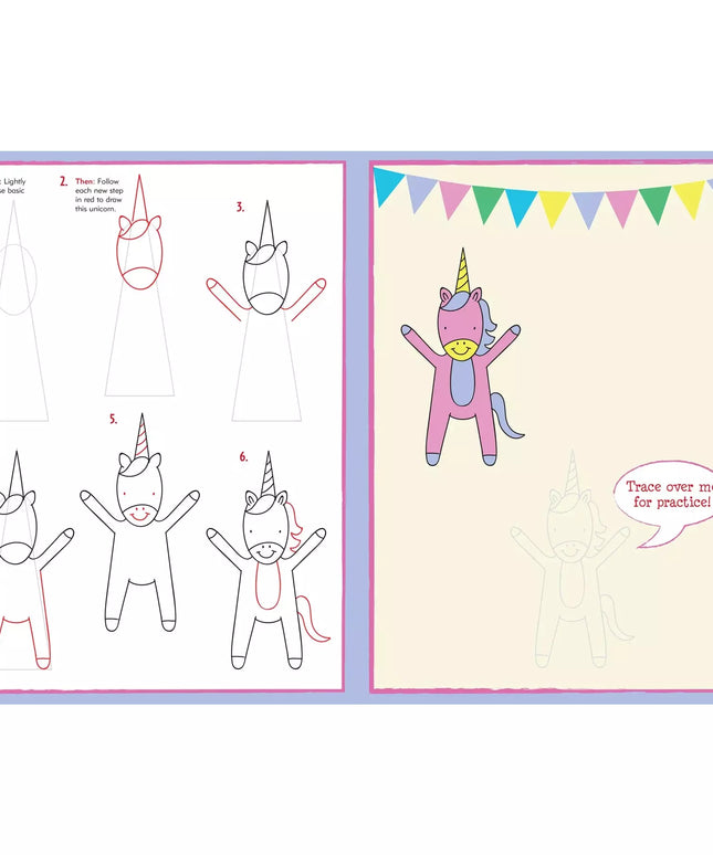 Libro Aprende a Dibujar Unicornios y más