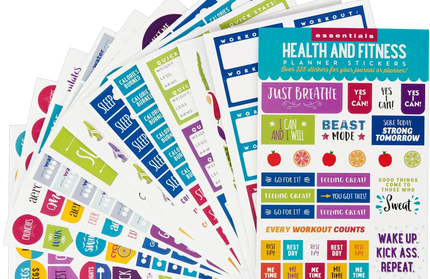 Set de Stickers Fitness Planner