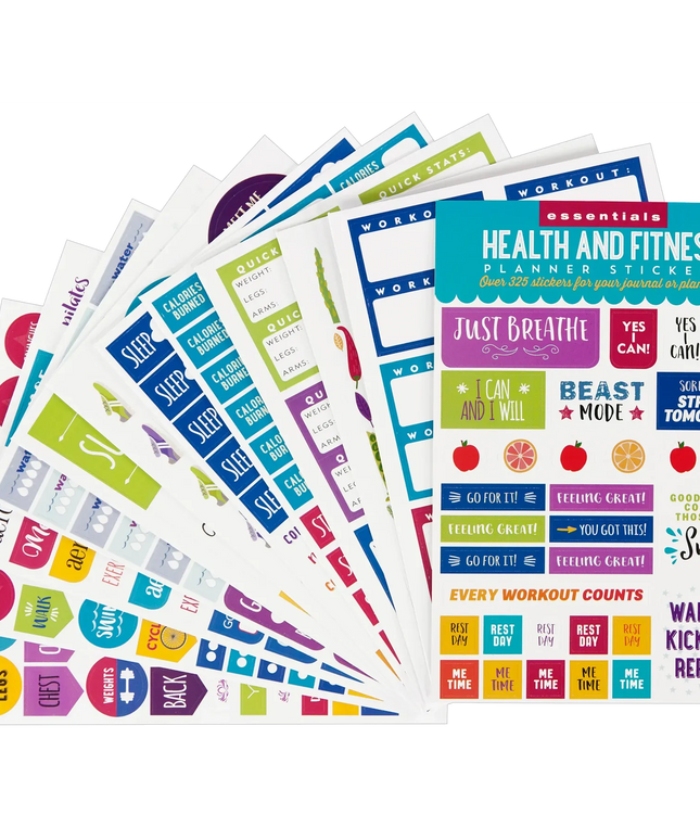 Set de Stickers Fitness Planner