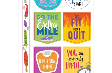 Set de Stickers Fitness Planner