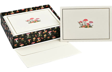 Caja Tarjetas y Sobres Mushrooms