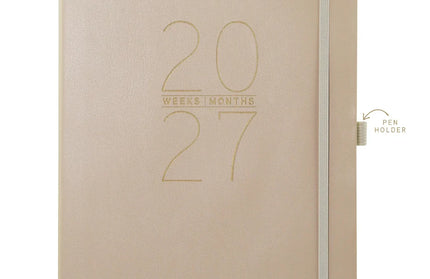 Agenda 2027 18M Semanal A4 Apollo - Gris