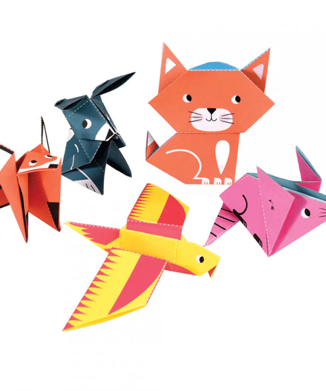 Kit de Origami para Niños - Animales