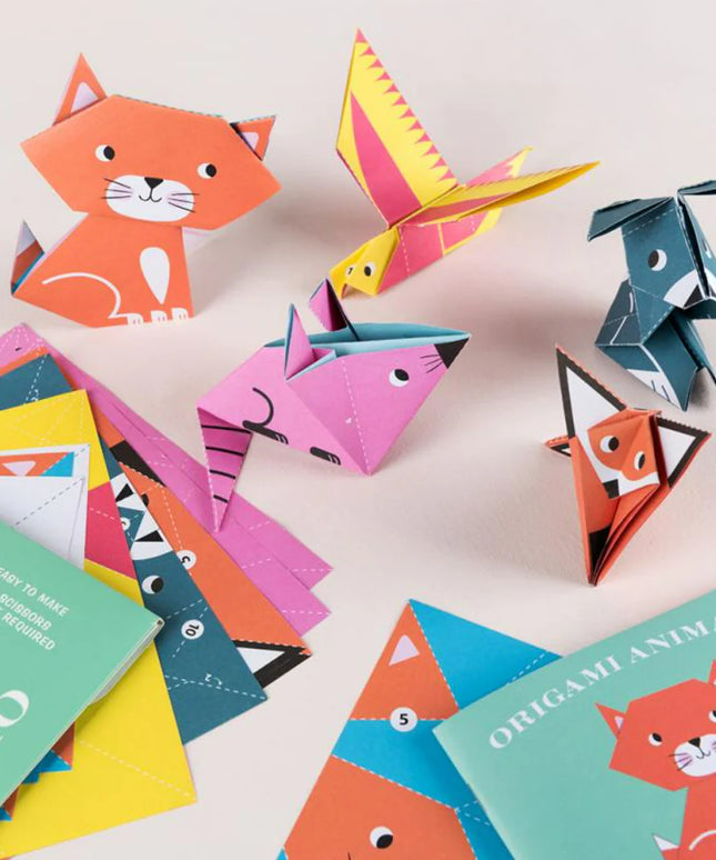 Kit de Origami para Niños - Animales