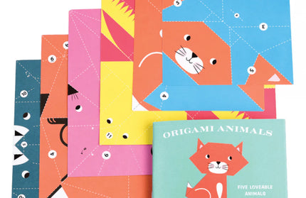 Kit de Origami para Niños - Animales