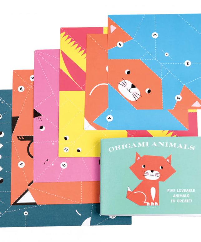 Kit de Origami para Niños - Animales