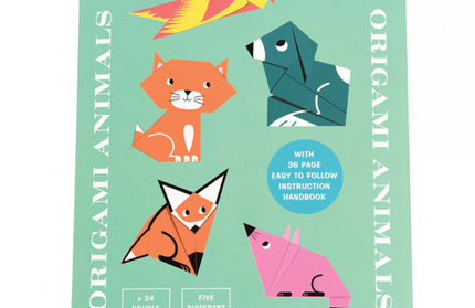 Kit de Origami para Niños - Animales