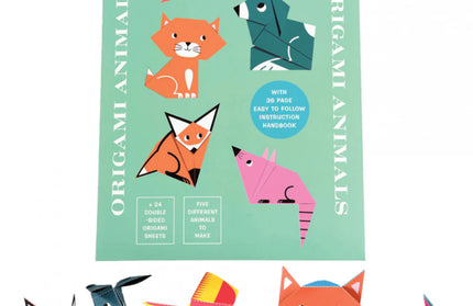 Kit de Origami para Niños - Animales