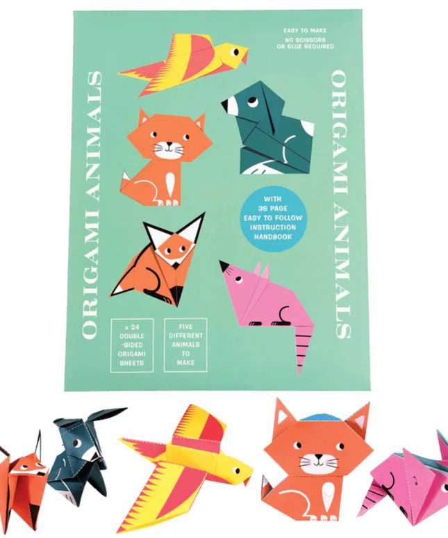 Kit de Origami para Niños - Animales
