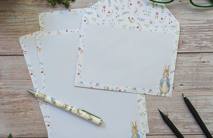 Set de 20 Tarjetas y 40 Sobres Peter Rabbit