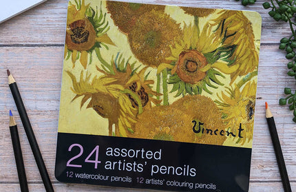 Set de 24 Lápices - Van Gogh Girasoles