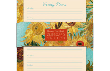 Portafolio con Clip - Van Gogh Girasoles