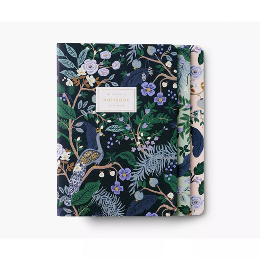 Set 3 Libretas Peacock