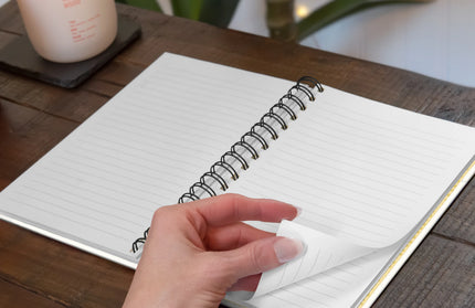 Cuaderno Anillado Mediano Tapa Dura - Don't Worry Bee Happy
