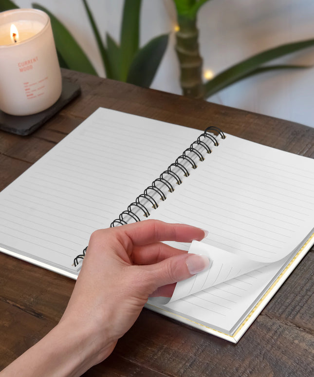 Cuaderno Anillado Mediano Tapa Dura - Don't Worry Bee Happy