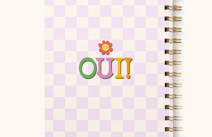 Cuaderno Anillado Mediano TD - Bonjour