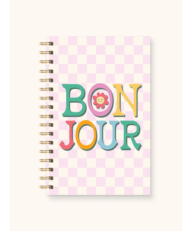Cuaderno Anillado Mediano TD - Bonjour