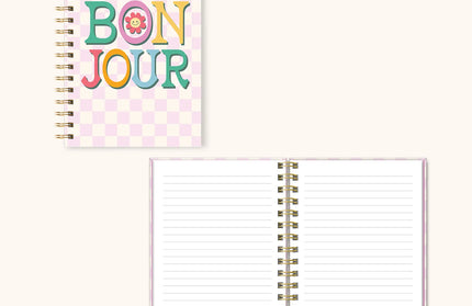 Cuaderno Anillado Mediano TD - Bonjour