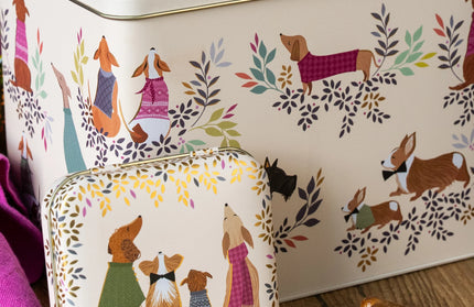 Latas de bolsillo para premios de perro -Sara Miller