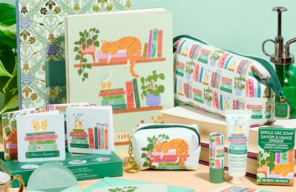 Set Mini Tarjetas con Stickers - Cozy Reads