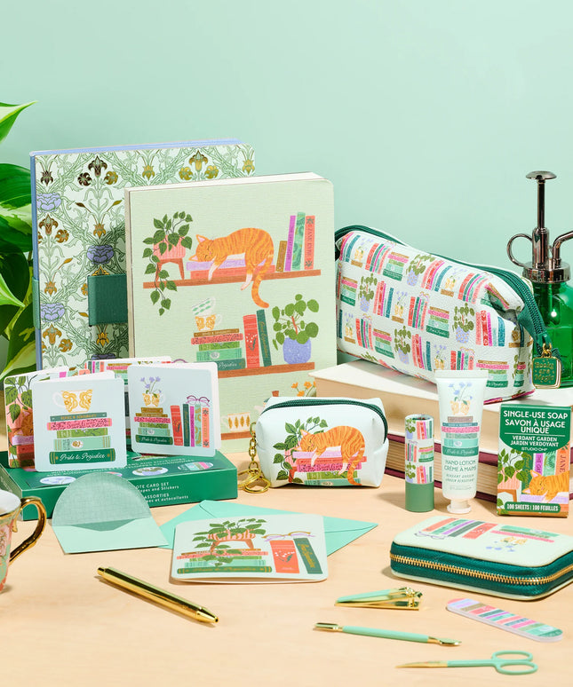 Set Mini Tarjetas con Stickers - Cozy Reads