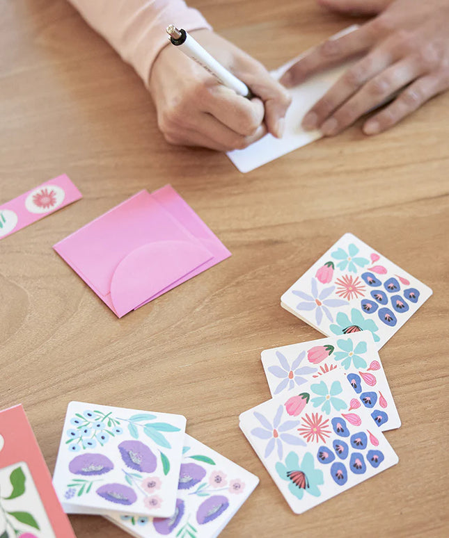 Set 12 Mini Tarjetas con Sobres y Stickers - Wild Realm