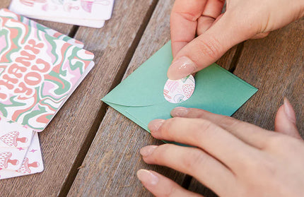 Set 12 Mini Tarjetas con Sobres y Stickers - Wild Realm