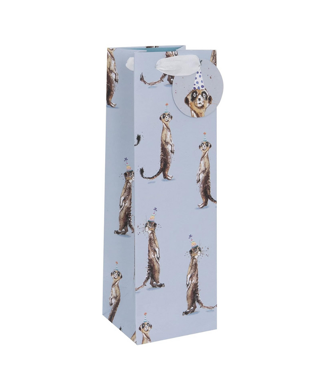 Bolsa Regalo Botella - Meerkats