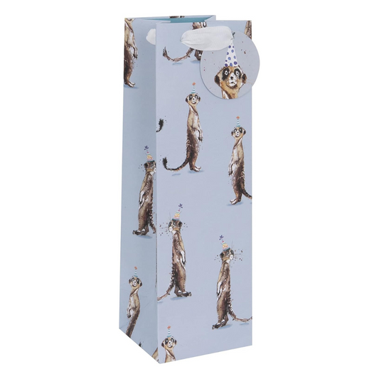 Bolsa Regalo Botella - Meerkats