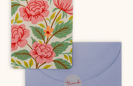 Set 12 Tarjetas con Sobres y Stickers - Springtime Blooms