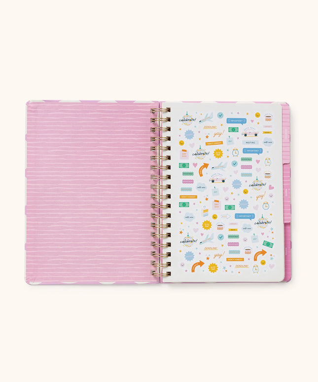Planificador sin Fecha Tri-Tab - Darling Dots