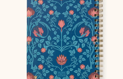 Planificador sin Fecha Tri-Tab -  Jardín Azul