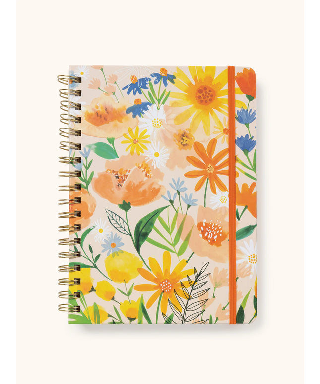 Planificador sin Fecha Tri-Tab - Bold Blossoms