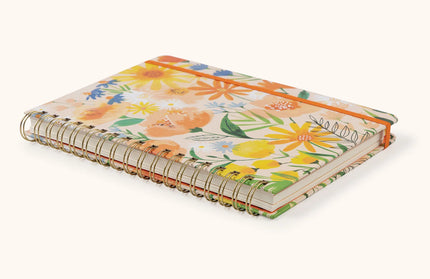 Planificador sin Fecha Tri-Tab - Bold Blossoms
