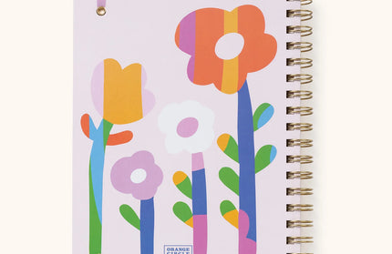 Planificador sin Fecha Tri-Tab - Faire Flowers