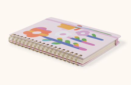 Planificador sin Fecha Tri-Tab - Faire Flowers