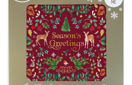 Caja 12 Tarjetas con Sobre Navidad - Bosque Navideño