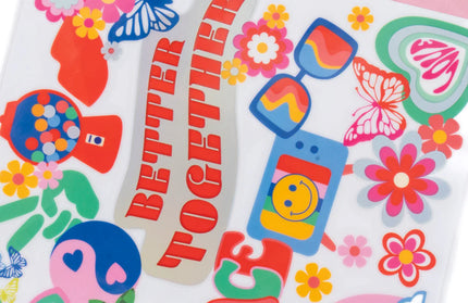 Stickers Transferibles Retro