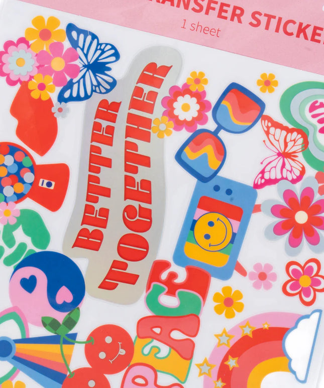 Stickers Transferibles Retro