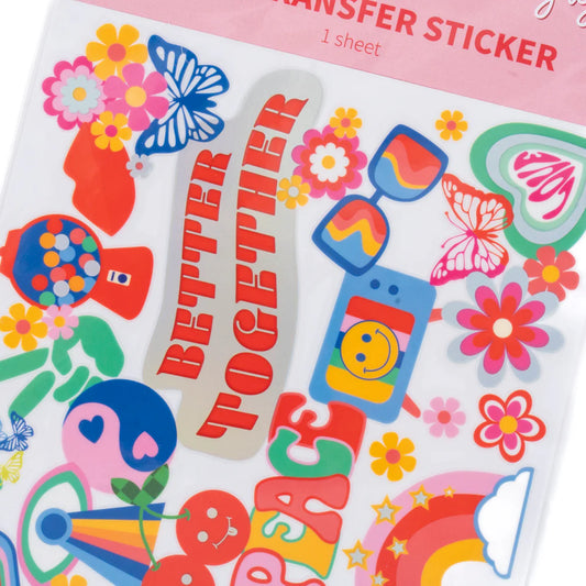 Stickers Transferibles Retro