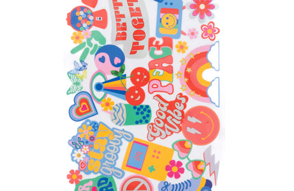 Stickers Transferibles Retro